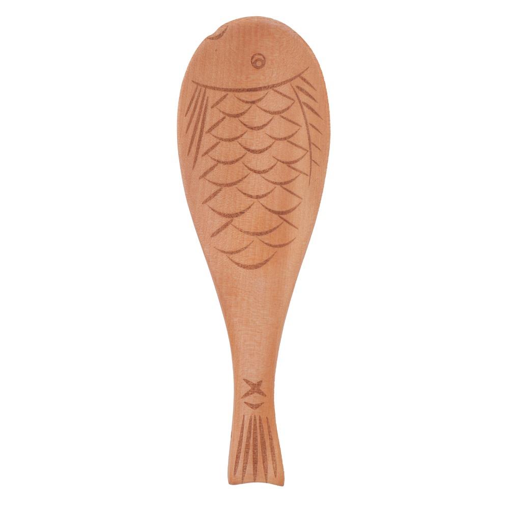 Wooden Rice Spoon Smooth Cooking Spoon Exquisite Food Ladle Dining Time