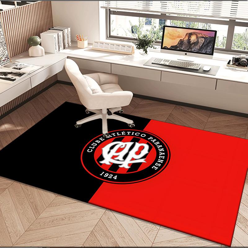 1PC rug Atletico Paranaense Crest Carpet, Chair Rug,Area Rug for Office Bedroom living rooms bedroom, Doormat decor Christmas fan gifts