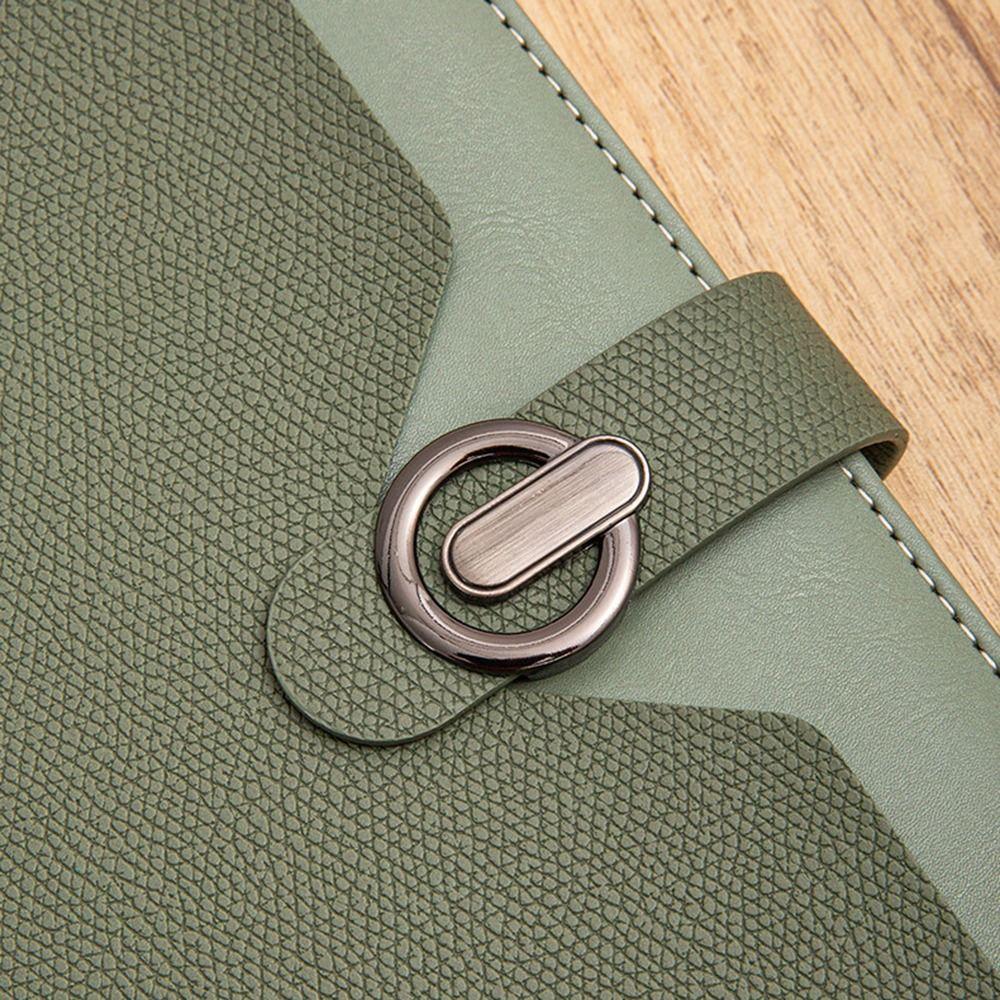 Magnetic Suction Buckle A5 Notebook 200 Pages Diary Notepad Office School Supply