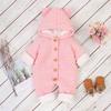 Baby Rompers Knitted Infant Boys Girls Jumpsuits Autumn Winter Soft Warm Newborn Bebes Overalls One Piece Toddler Kids Playsuits