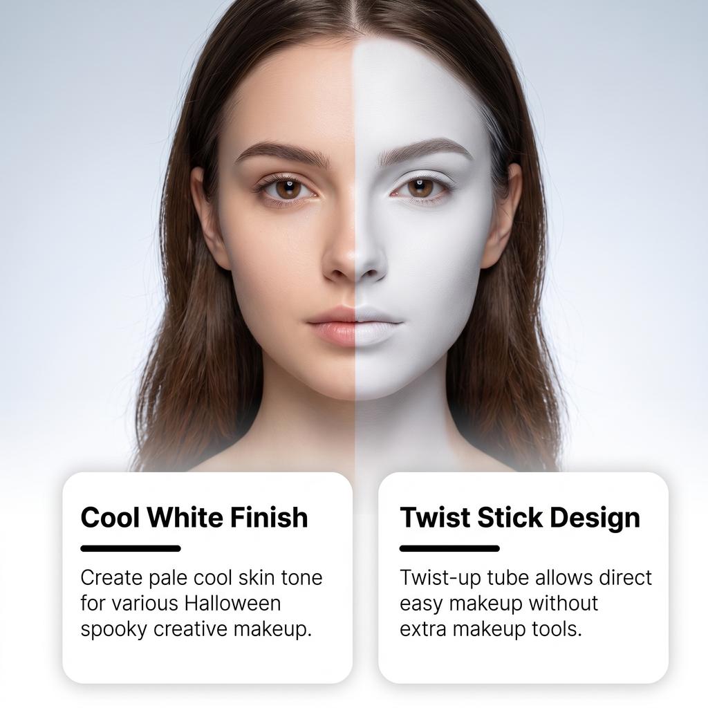Zephoco Foundation Stick Cool White Makeup 8g