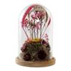 Decorative Figure DKD Home Decor Crystal Flowers MDF Wood (17x17x26cm)