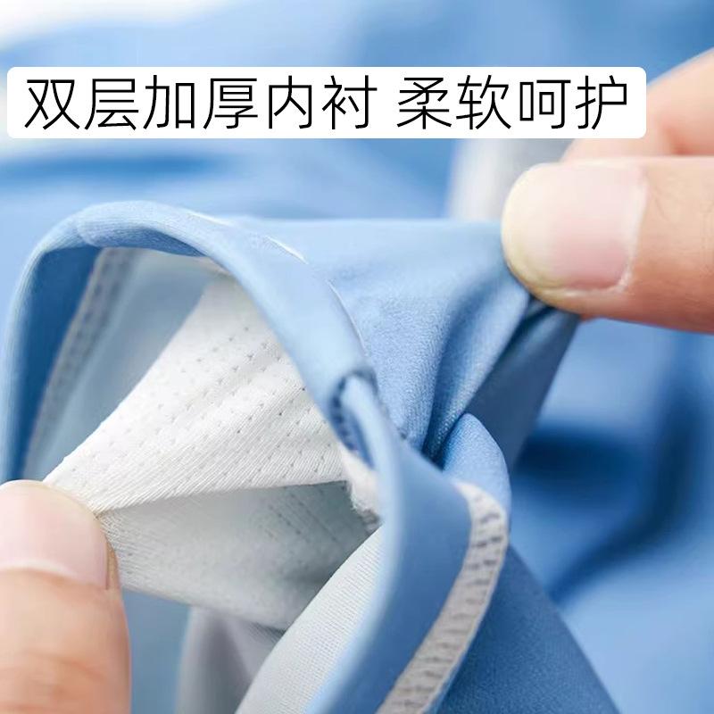 Boys Cartoon One Piece Swimsuit Short Sleeve UV Protection Quick Dry Summer Beach Vacation Swimwear For Kids