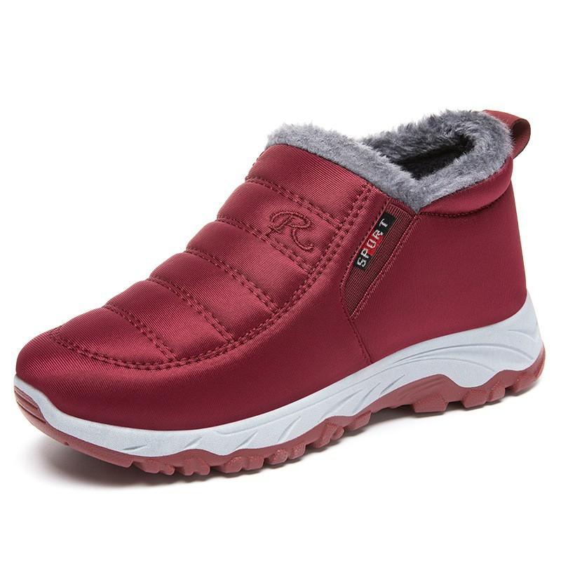 Cotton shoes women's winter new shoes women's couples walking shoes piled thickened men's and women's snow boots women