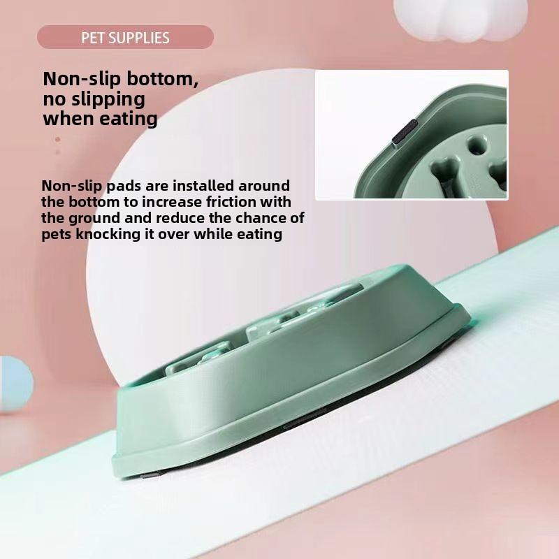 Миска для собаки, Миска для медленного кормления против удушья, Миска для кормления собак малых и средних пород, Миска для кошачьего корма, Миска для корма для собак против опрокидывания, Товары для питомцев