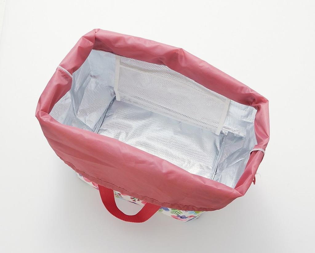 Сумка-холодильник для покупок Skater с цветочным красным узором, (KBRC1)