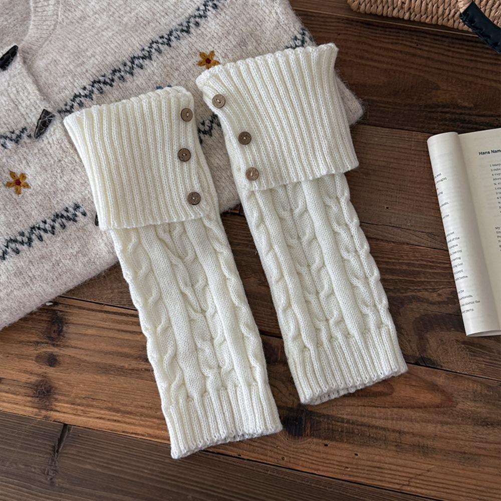 Детские гетры в стиле Харадзюку Японский стиль Длинные носки для детей Милые вязаные носки в стиле Лолита Зима