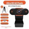 HD Webcam with Integrated Microphone for Desktop, Laptop, and Live Streaming.