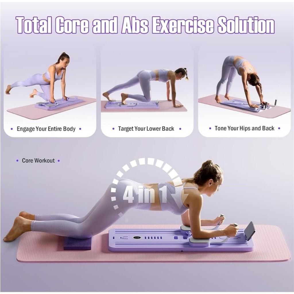 Automatic Rebound / Ab Exercise Roller Machine Household Full Body Workout Fitness Tool Multifunctional Fitness Board