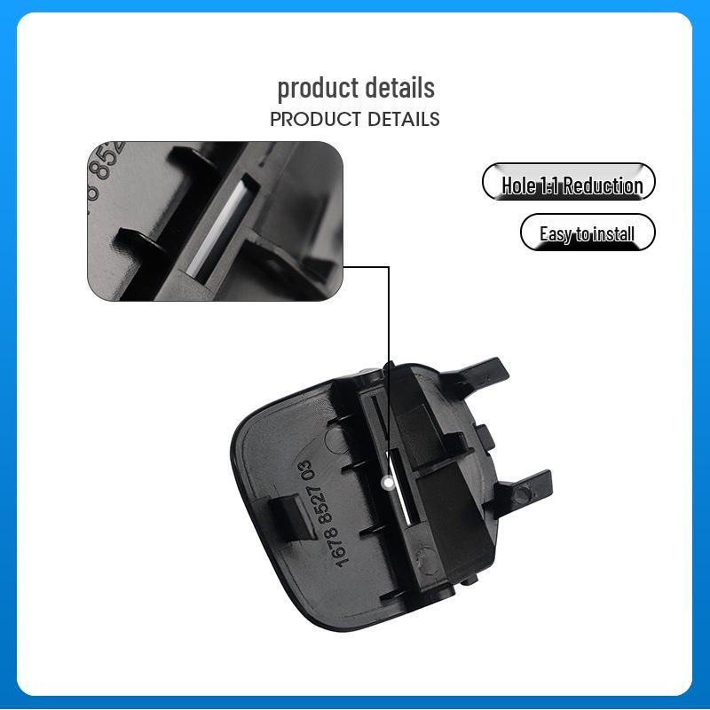 Накладка заднего буксировочного крюка Mercedes-Benz GLE-Class W167 (Черный, 2020-2025, 1678852703)