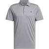 Performance Logo Golf Breathable Short Sleeve Polo Shirt Men Polo Shirts Gray IU4448