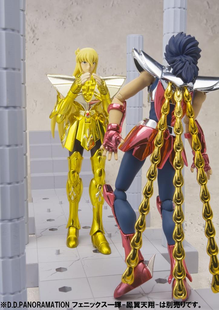 TAMASHII NATIONS Saint Seiya Virgo Shaka 100mm ABS PVC Painted Action Figure D.D.PANORAMATION -Virgo Temple- Approx. &