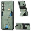 For Samsung Galaxy A56 5G Case with K-Shaped Kickstand Leather Phone Back Cover