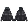 2026 SS Mens Oversized Hooded Sweatshirt With Embroidered Patch Distressed Washed Cotton Loose Fit Streetwear