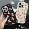 Милый чехол-медведь с бантом для iPhone 15 Plus 14 17 Air 11 XR 16 Pro Max 13 12 8 Мягкий чехол для телефона