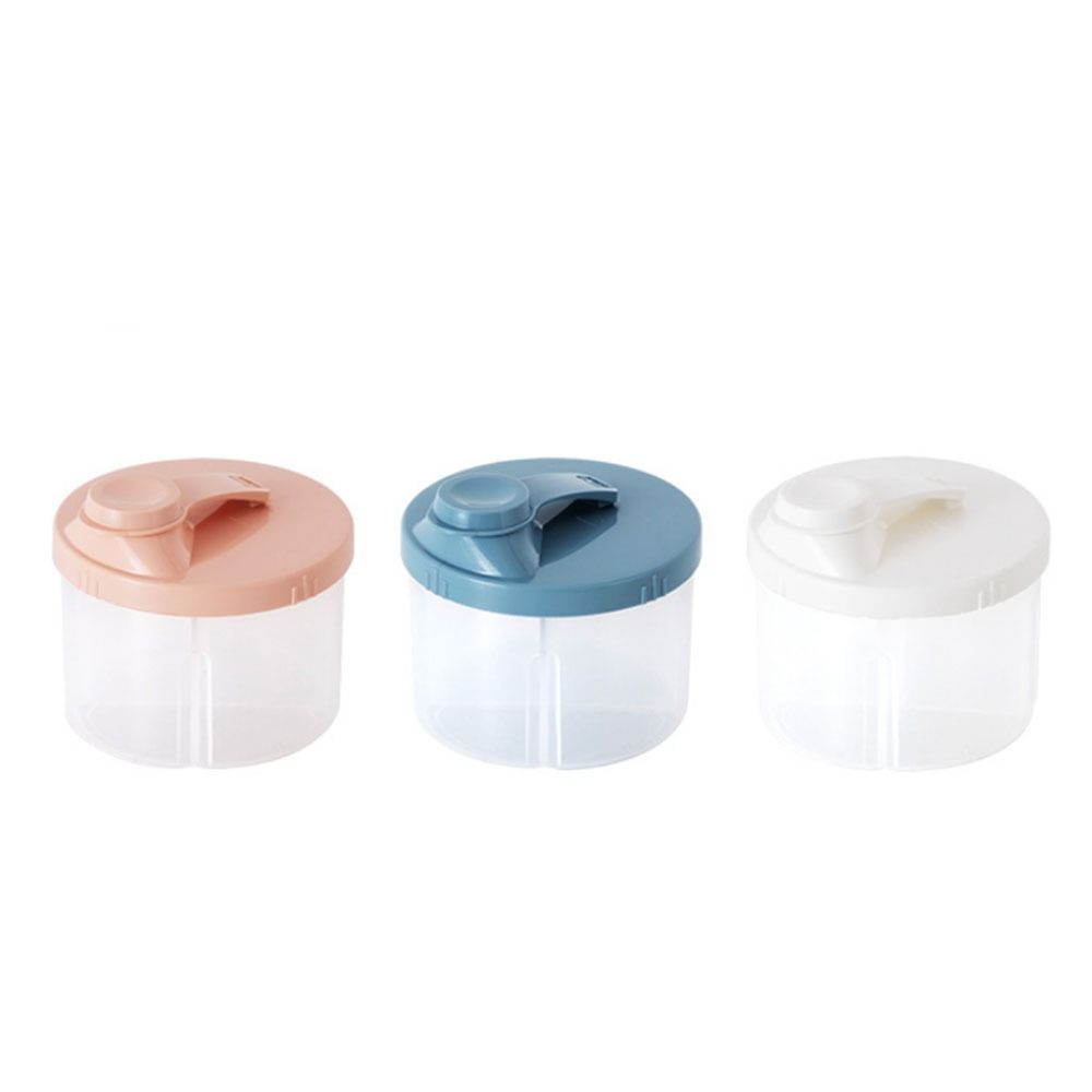 4 Grids Baby Milk Powder Dispenser Baby Food Storage Box Essential Cereal Milk Powder Storage
