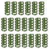 10/20Pcs 5-Ring Binding Spines Snap Split Binder Rings Plastic Round Loose-Leaf Rings Comb Folio Binder Stationery Office Supply