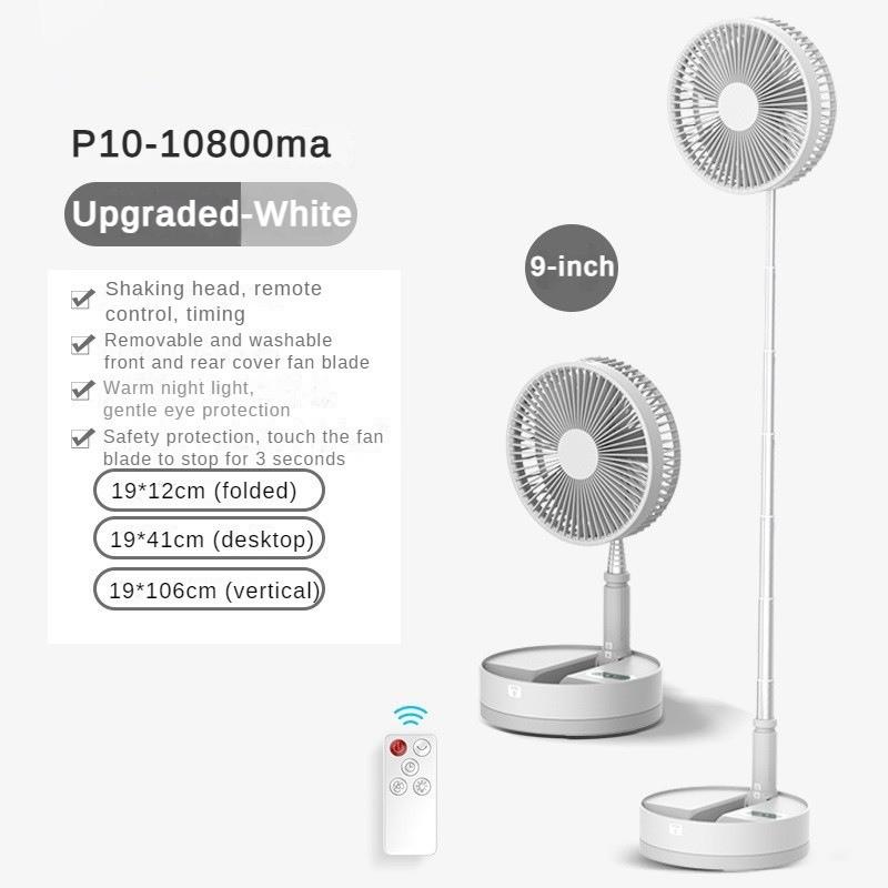 Scalable Multifunctional Electric Fan Household Desktop Folding Fan Portable Outdoor Camping Fan