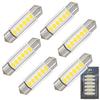 WiseShine DC 36 мм 6418 Светодиодные лампы Натуральный белый Супер яркие 6411 C5W DE3425