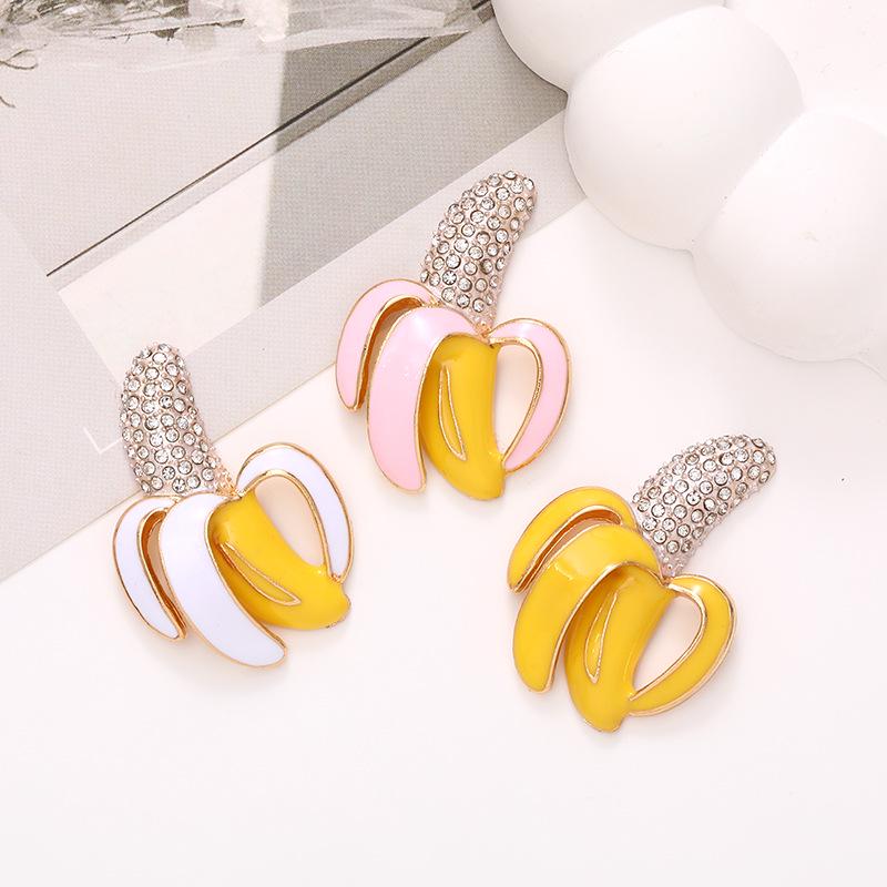 Rhinestone Zinc Alloy Banana Phone Case & Crocs Flowers DIY Jewelry Stickers