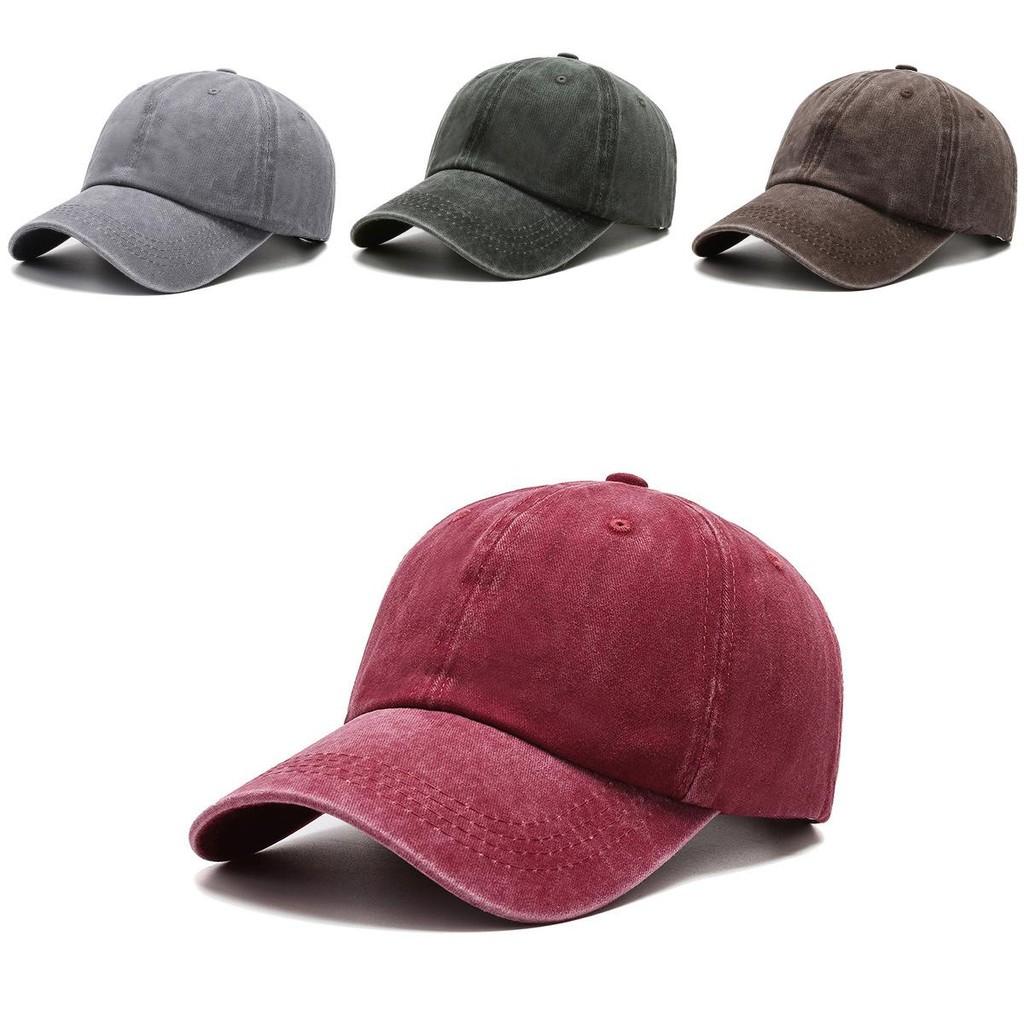 Classic Cotton Baseball Cap With Sunshade And Windproof Features For Outdoor Activities