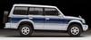 Tomica Limited Vintage Neo Mitsubishi Pajero Wide Super Exceed Z Готовое изделие 1/64 LV-N189b Средняя крыша Серебристый/Синий