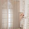 Window Screen High-grade Atmosphere Noble Screen Curtain Living Room Bedroom Blackout Coffee Color