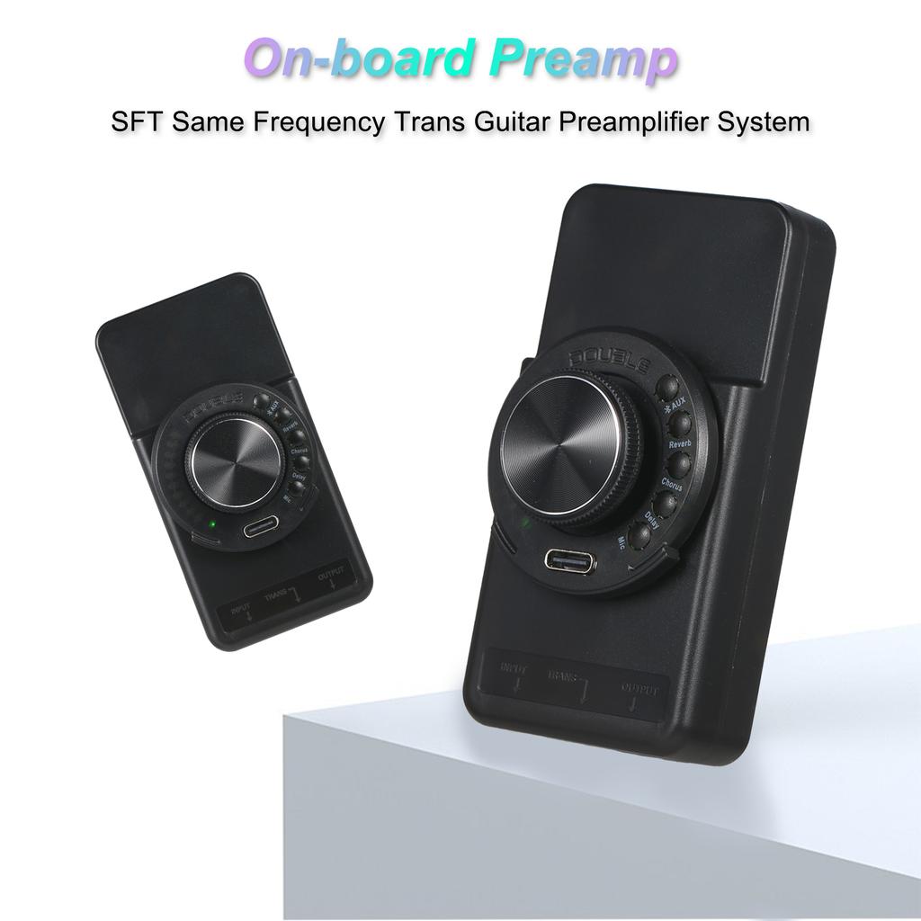 DOUBLE OS1 Resonance Pickup Onboard Preamp SFT Same Frequency Trans Guitar Preamplifier System