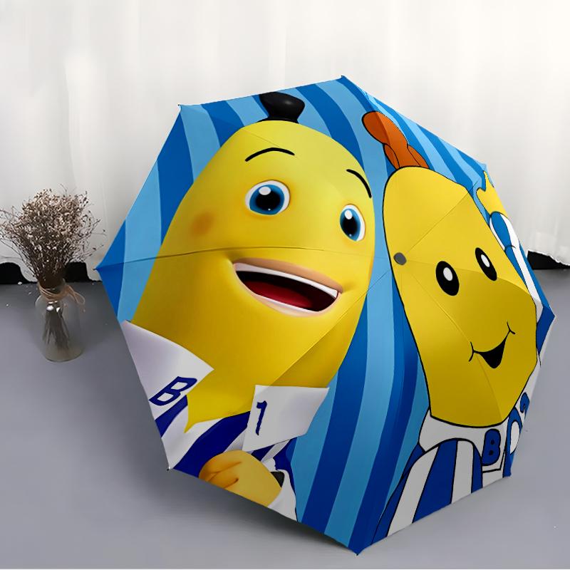 1pc Banana Umbrella, Sun Protection, And UV Shielding. It Has Eight Sturdy Ribs for Outdoor Use And Perfect Gift