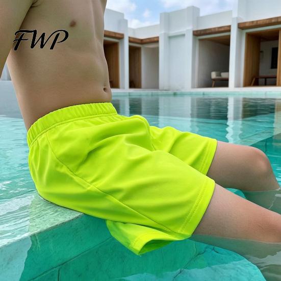 Easy Care Swimwear Kids Swimming Trunks Adjustable Waistband Stain-Resistant Soft Skin-friendly Swim Shorts Breathable Quick-Drying Fabric Comfortable