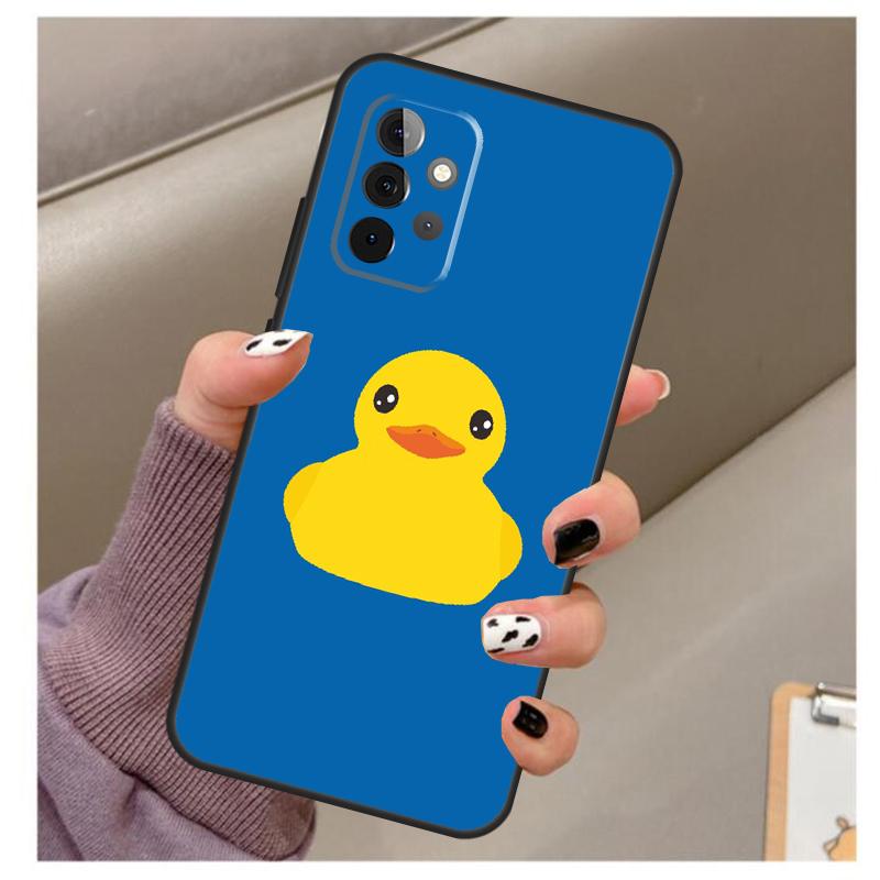 Мультяшный чехол-пенал с уткой для Samsung Galaxy A34 A54 A14 A06 A16 A26 A36 A56 A12 A32 A52 A13 A33 A53 A15 A35 A55