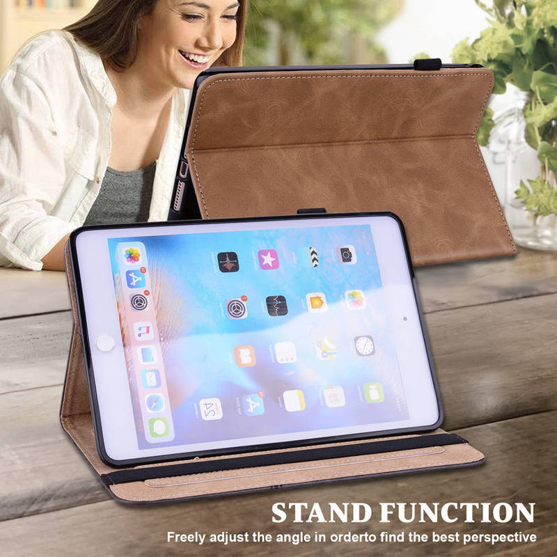Case For iPad 12th A19 2026 11th 10th Air 4 5 6 Pro 11 13 10.5 5th 6th 9.7 9th 10.2 Mini 6 7 Luxury Leather Wallet Stand Tablet Cover