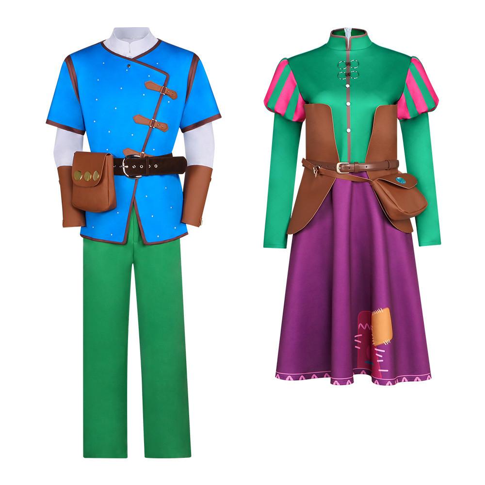 Three Wishes For Cosplay Costume Set With Polyester Fabric For Halloween And Stage Performances