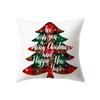 Рождественская тема Рождественские украшения с принтом наволочка для дома, гостиной, украшения дивана, подушка, наволочка