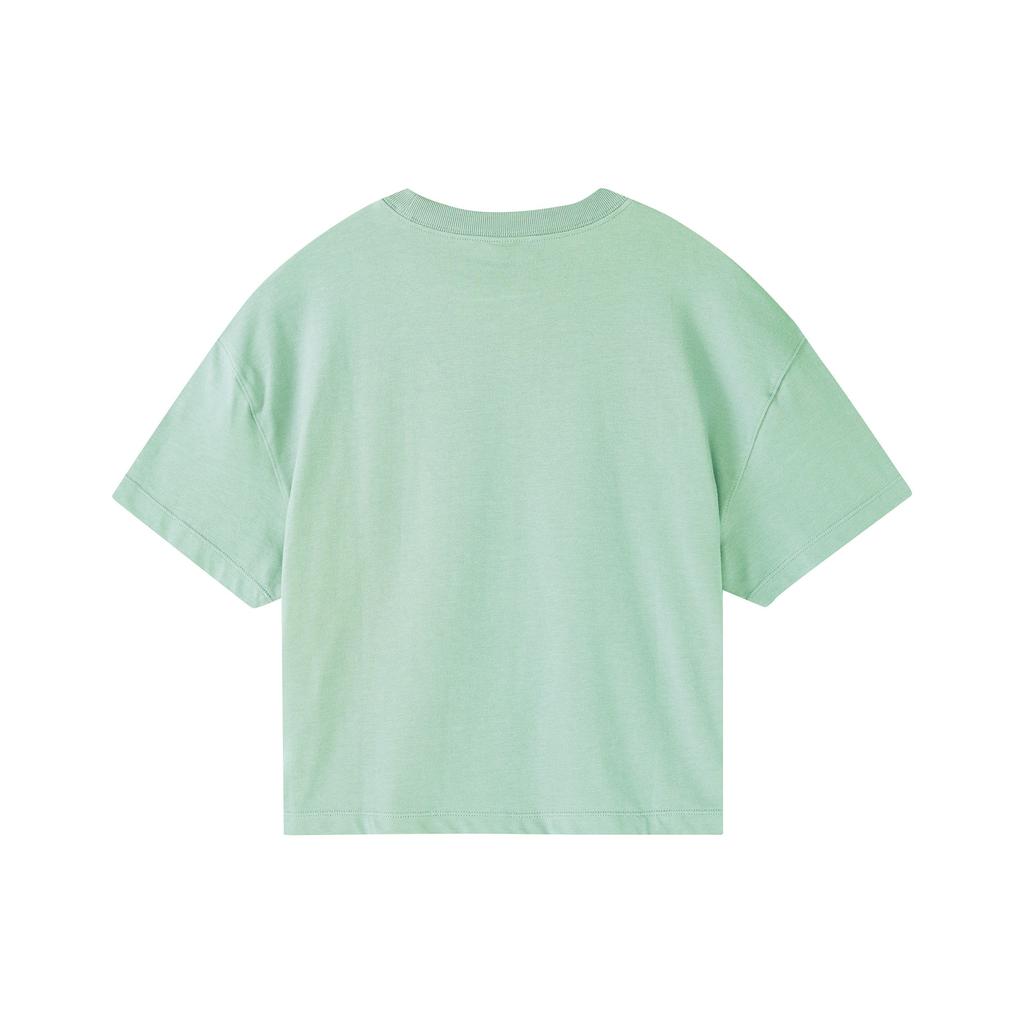 Nike Womens Small Logo Short Sleeve Sports Casual Crop Top Women Tops Matcha-Green DA0324-321