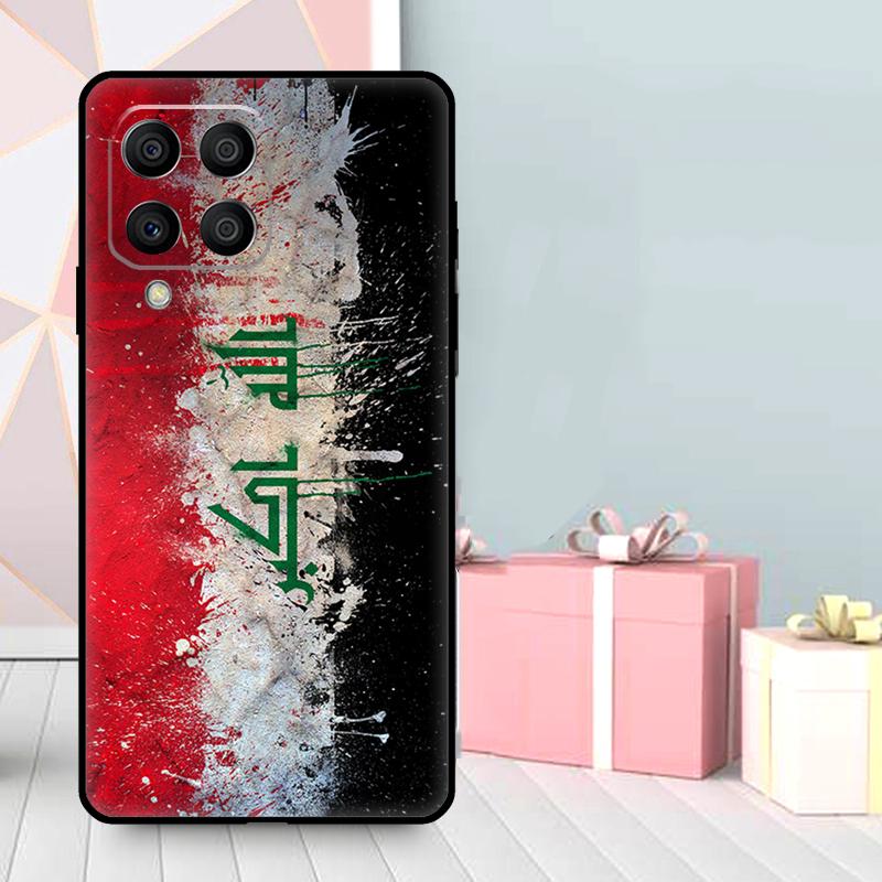 Чехол с флагом Ирака для Samsung Galaxy M16 M31 M21 M13 M33 M53 M15 M35 M55 M36 M56 M12 M32 M52 M14 M34 M54