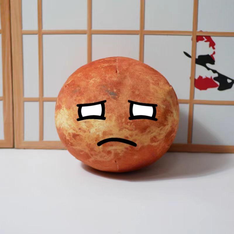 9 см Polandball Мини плюшевая игрушка Солнечная система Земля Луна Венера Уран Нептун Марс Юпитер Countryball Мультфильм Периферийные подарки