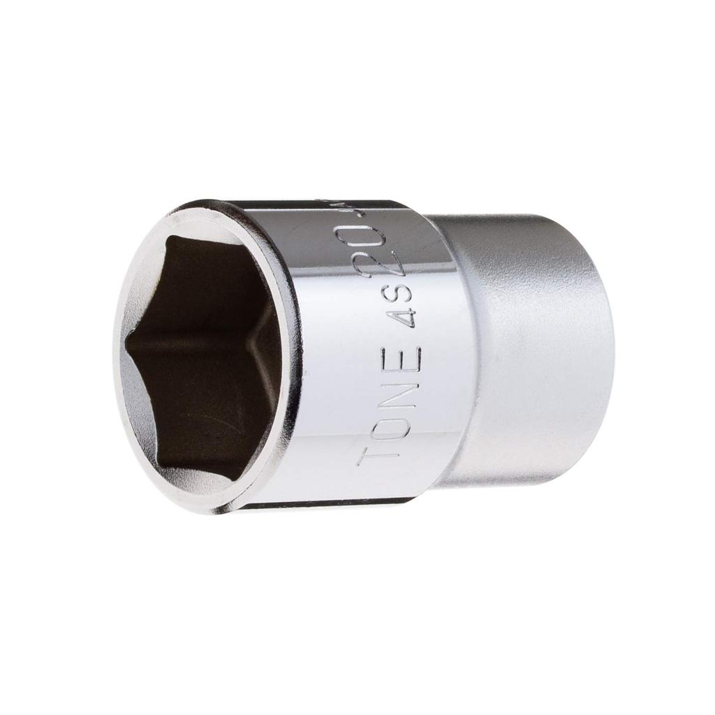 TONE Socket Drive Angle Width Across Flats 20mm (Hexagonal) 4S-20 12.7mm (1/2")