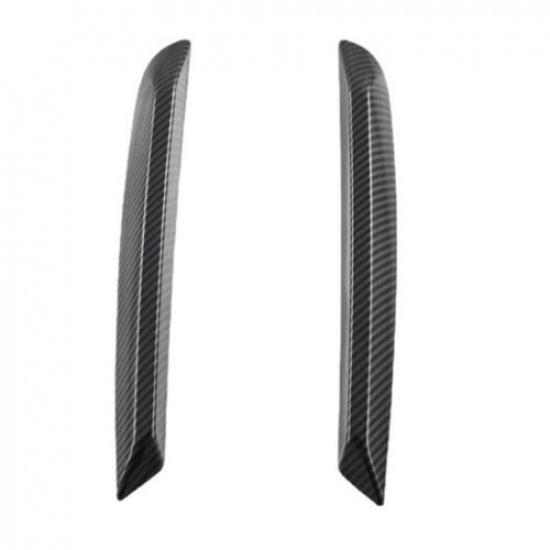 For MG4 MG 4 EV 2022 2023 2024 Carbon Fiber Front Fog Light Eyebrow Cover Trim