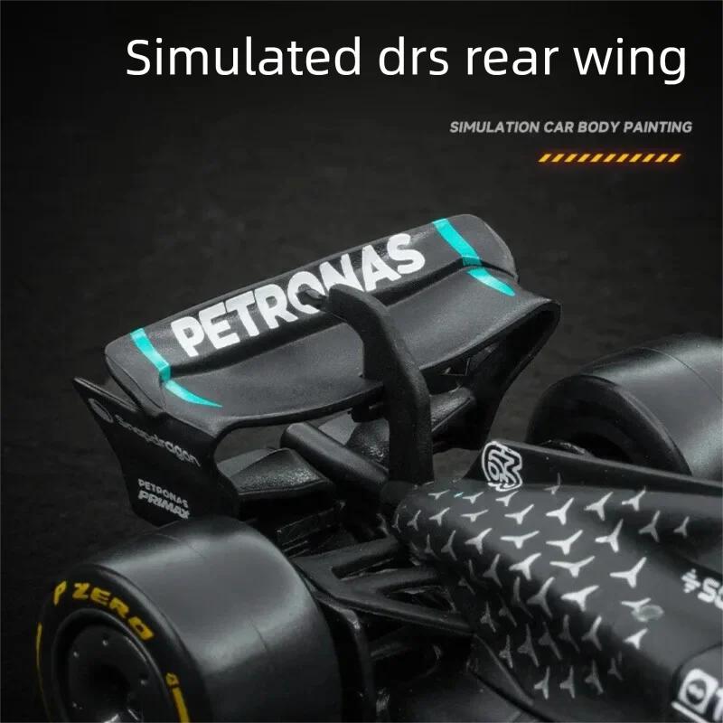 Ббураго 1:Масштаб 43 Mercedes-AMG F1 W15 W16 Формула 1 Гоночный автомобиль Литая модель из сплава Симуляция Транспортное средство Коллекционный Подарок для Детей