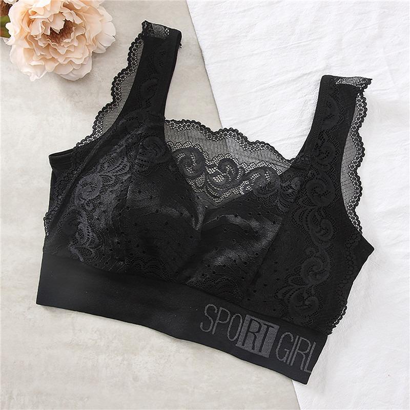 Sexy Lace Seamless Women's Bra Comfortable Breathable Sports Beauty Back Vest Chest Tube Top Underwear
