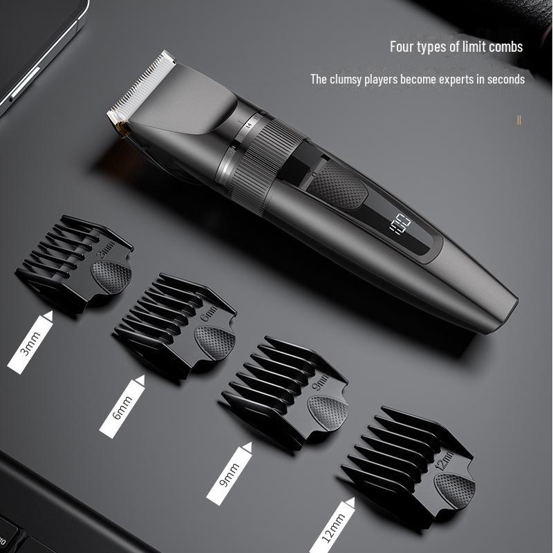 High-Power Electric Hair Clipper for Salons and Home Use - Ideal for Shaving and Hair Carving.