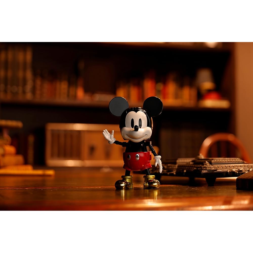 TAMASHII NATIONS Фигурка Трансформирующийся Микки Маус из серии Disney Character 125 мм Литье под давлением ABS ПВХ Окрашенная Подвижная игрушка