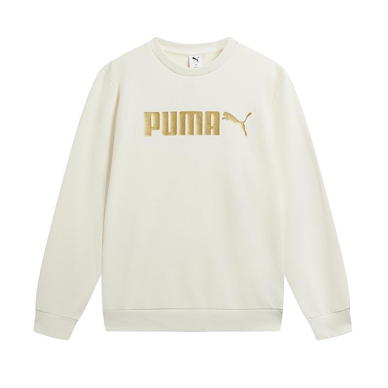 Puma Нет. 2 члена экипажа Серия TR Круглый вырез Модный пуловер Простая толстовка с длинным рукавом Унисекс толстовка 695942-91