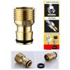 Многоцелевые латунные переходники для шлангов смесителей для кранов с различной резьбой, конструкции для легкой установки, для ежедневного использования