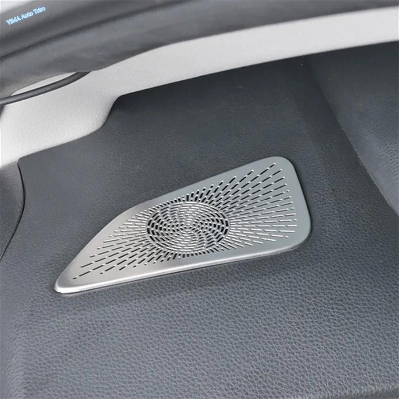 Stainless Steel Dashboard Front AC Air Conditioning Vents Frame Cover Trim For Toyota Corolla &Corolla Cross - 2025