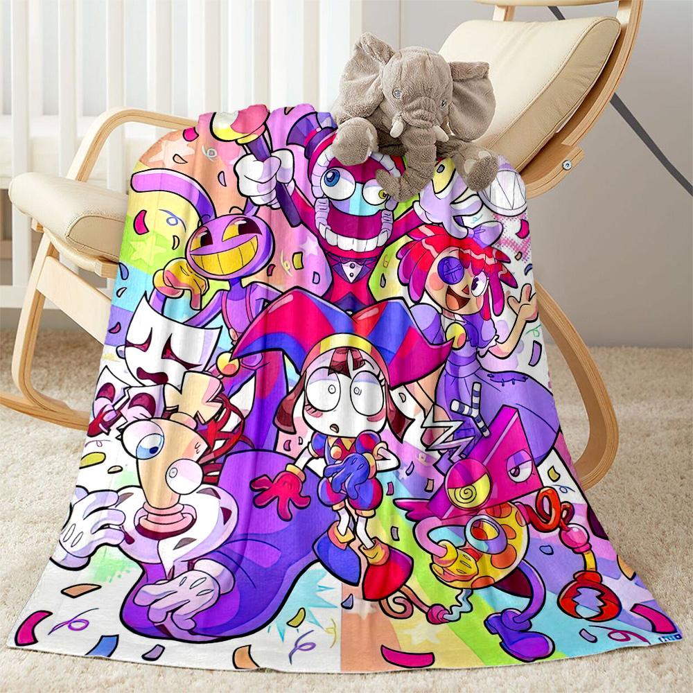 Digital Circus5 Blankets are suitable for living rooms,making them an ideal choice for outdoor travel and gifts.