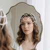 Hand-Made Mesh Hair Accessories Pearls Weave Pearl Headpiece  Wedding Accessories