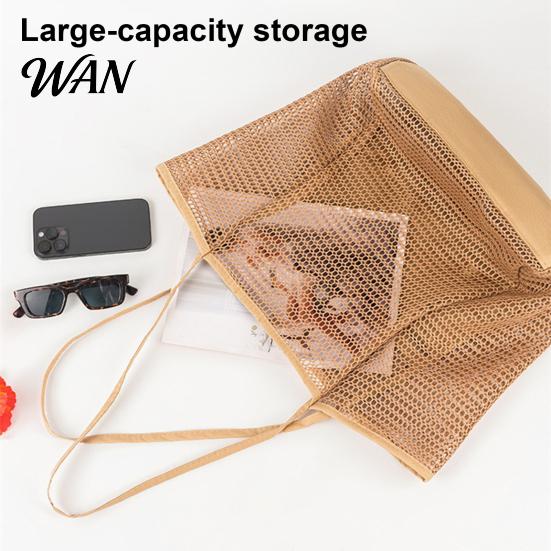 Wet Swimsuit Storage Bag Foldable with Built-in Pocket Design Travel Tote Lightweight Car Door Compact Gym Beach for Swimsuits Towels Sand Shoes Large