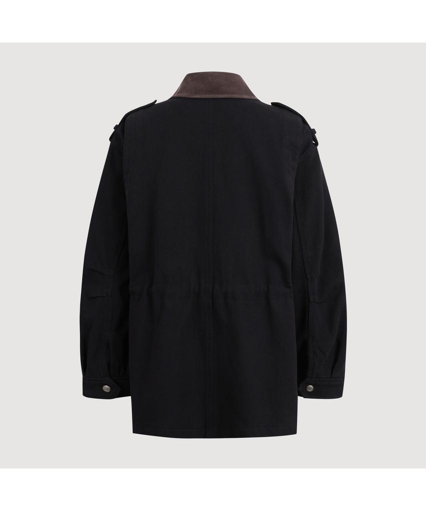 Lucky Chouette Collar Coloring Walk Jumper (Dark Black) Lfuas25200Bkd